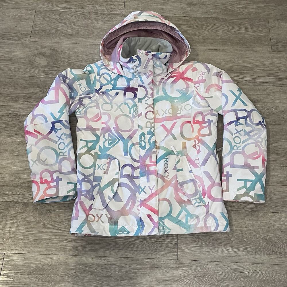 Roxy Jetty Girls Jacket Snowboarding 14 Hooded XL Cold Weather Ski‎ Outdoors